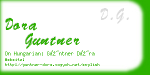 dora guntner business card